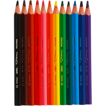 Evolution Triangular Colouring Pencils