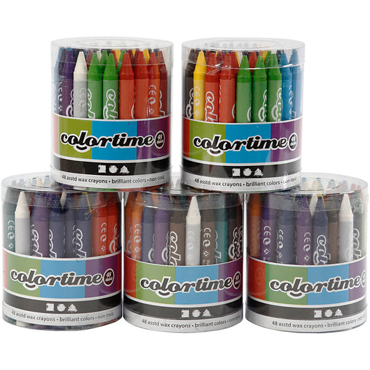 Colortime wax crayons