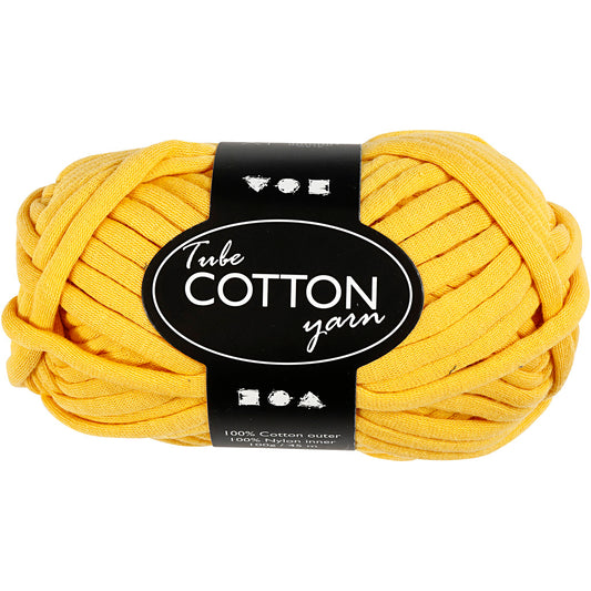 Cotton tube yarn