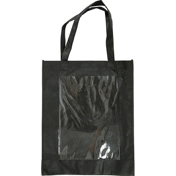 Bag with Plastic Front